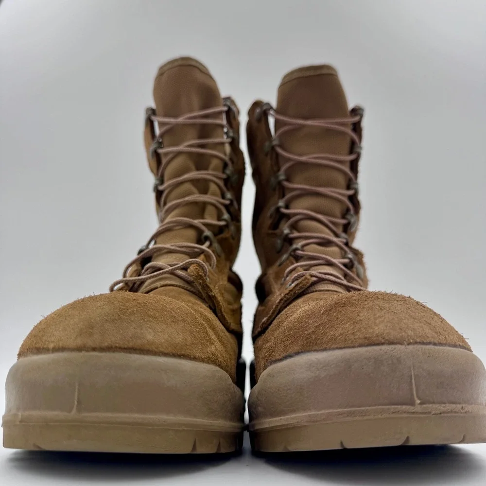 Belleville AFTW 8W Mens Flight Boots Coyote Brown AF Safe to Fly Vibram‎ USA